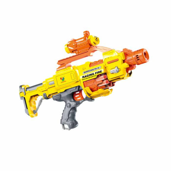 GUN | B/O SOFT BULLET GUN - YELLOW B